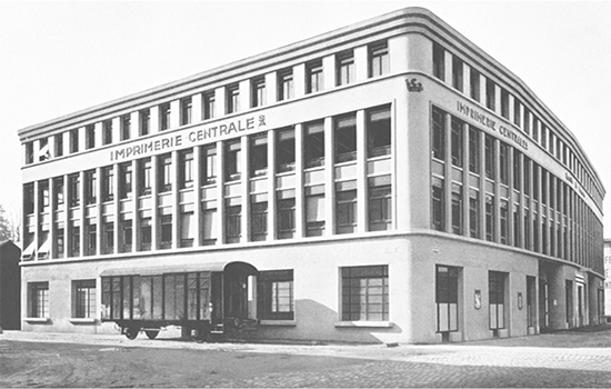 Le bâtiment de PCL au Flon en 1930