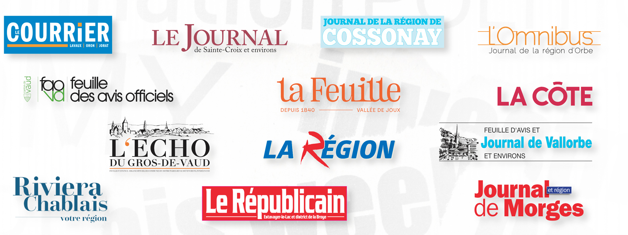 Logos journaux CombiVaud+