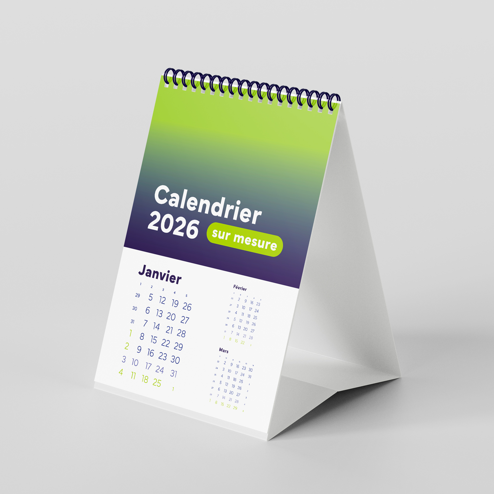 Calendrier de bureau