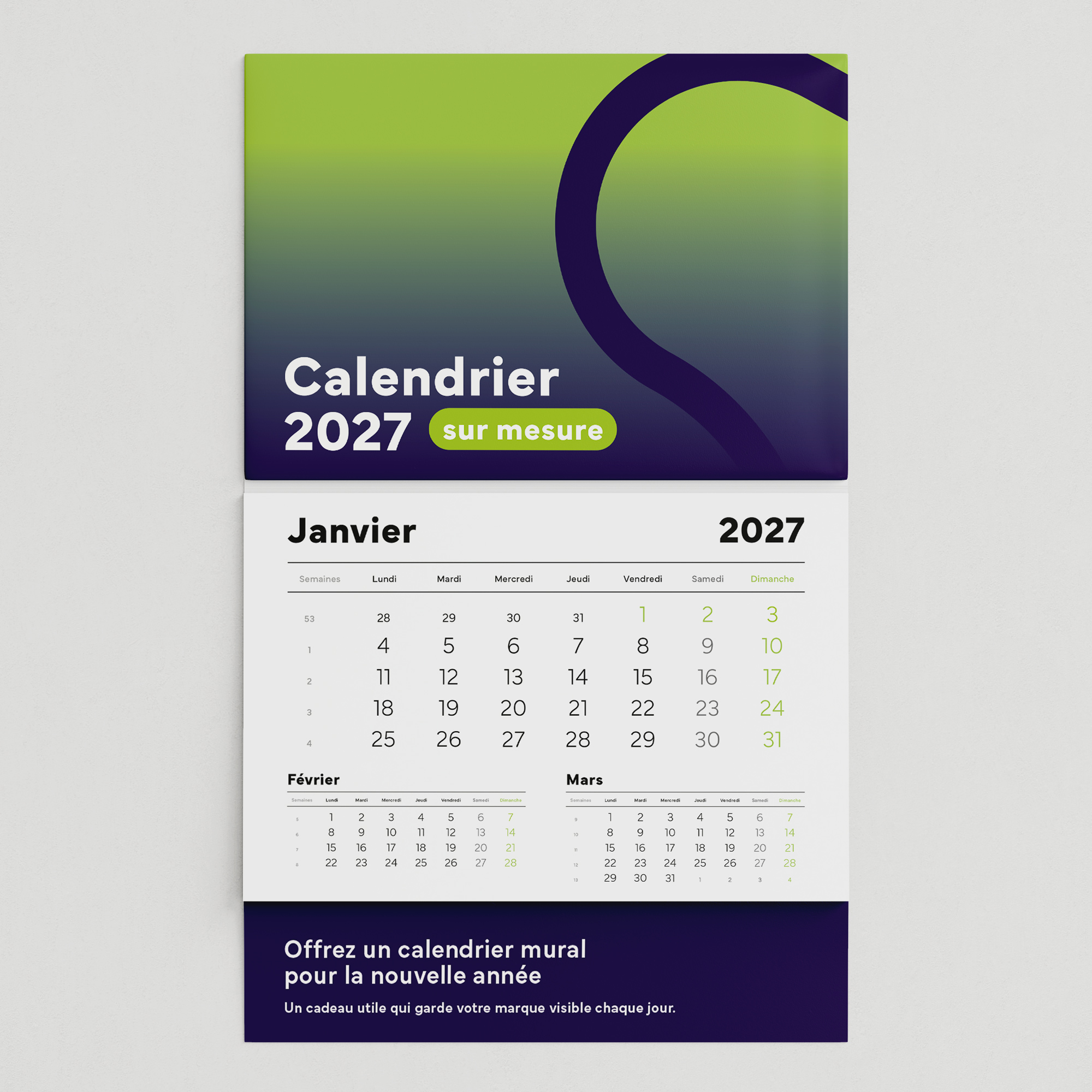 PCL calendrier